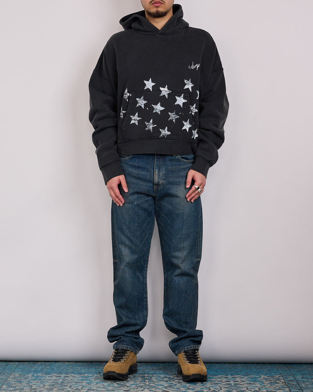 Nike Air Jordan IH Crop Hoodie Black Ivory