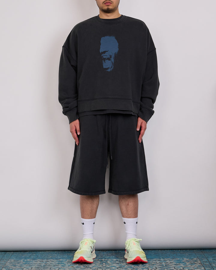 Nike Air Jordan IH Cropped Fleece Crew-Neck Sweatshirt