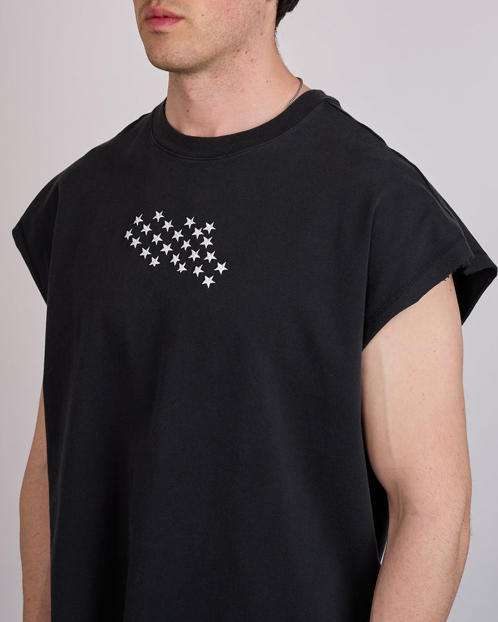 Nike Air Jordan IH Cut-Off T-Shirt Black