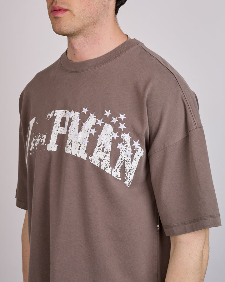 Nike Air Jordan IH Jumpman Illusion T-Shirt Cave Stone