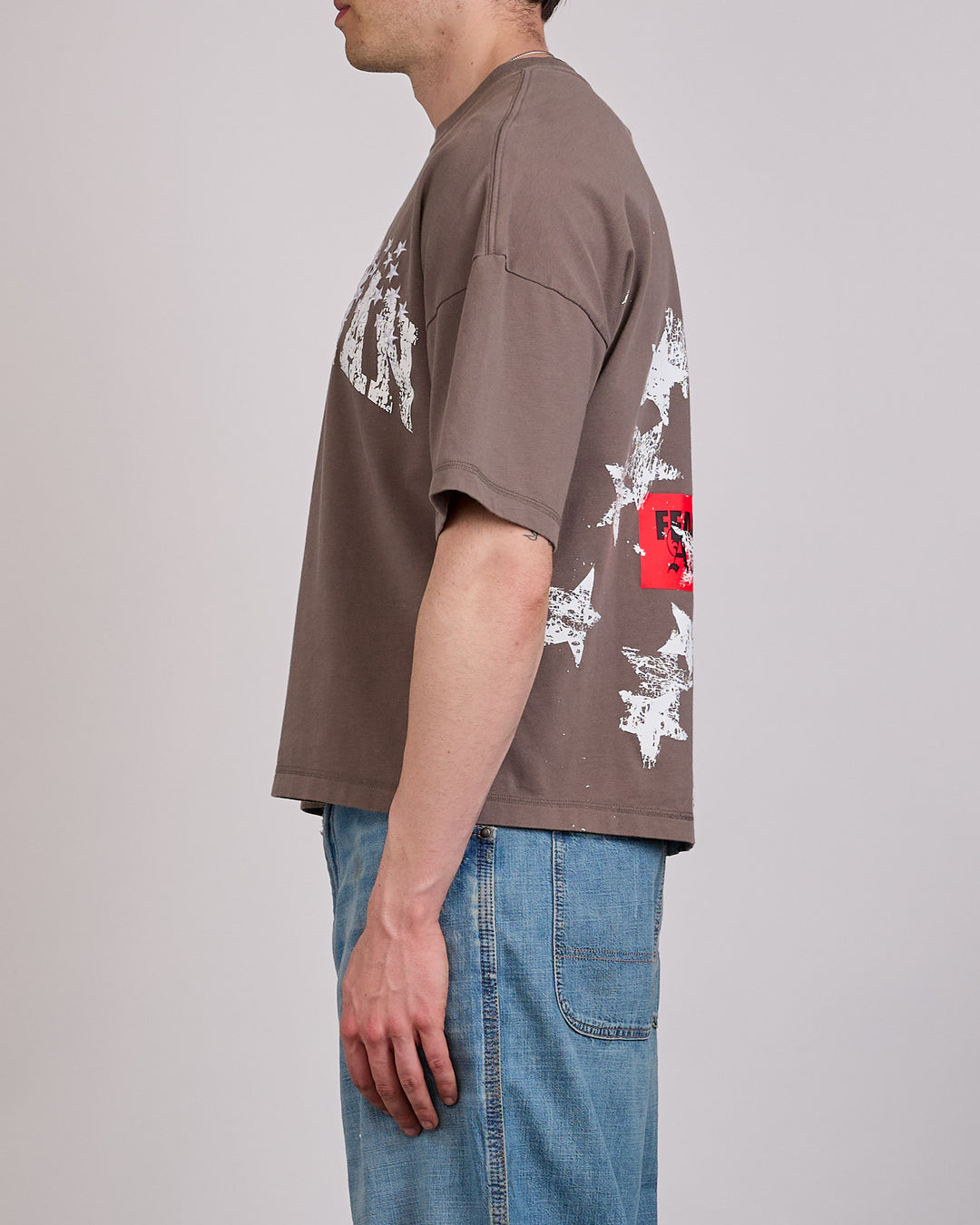 Nike Air Jordan IH Jumpman Illusion T-Shirt Cave Stone