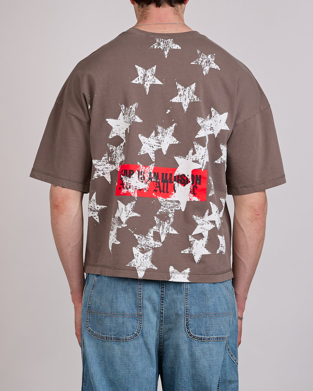 Nike Air Jordan IH Jumpman Illusion T-Shirt Cave Stone