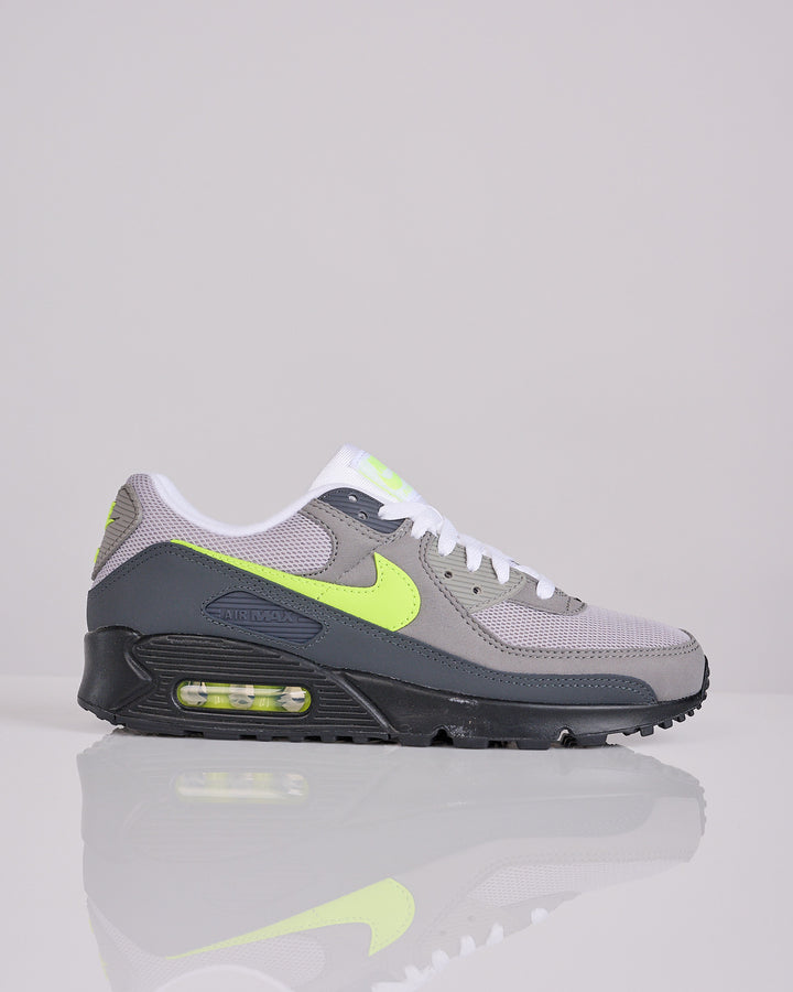 Nike Air Max 90 Black Neon Yellow-Cool Grey IQ0289 010