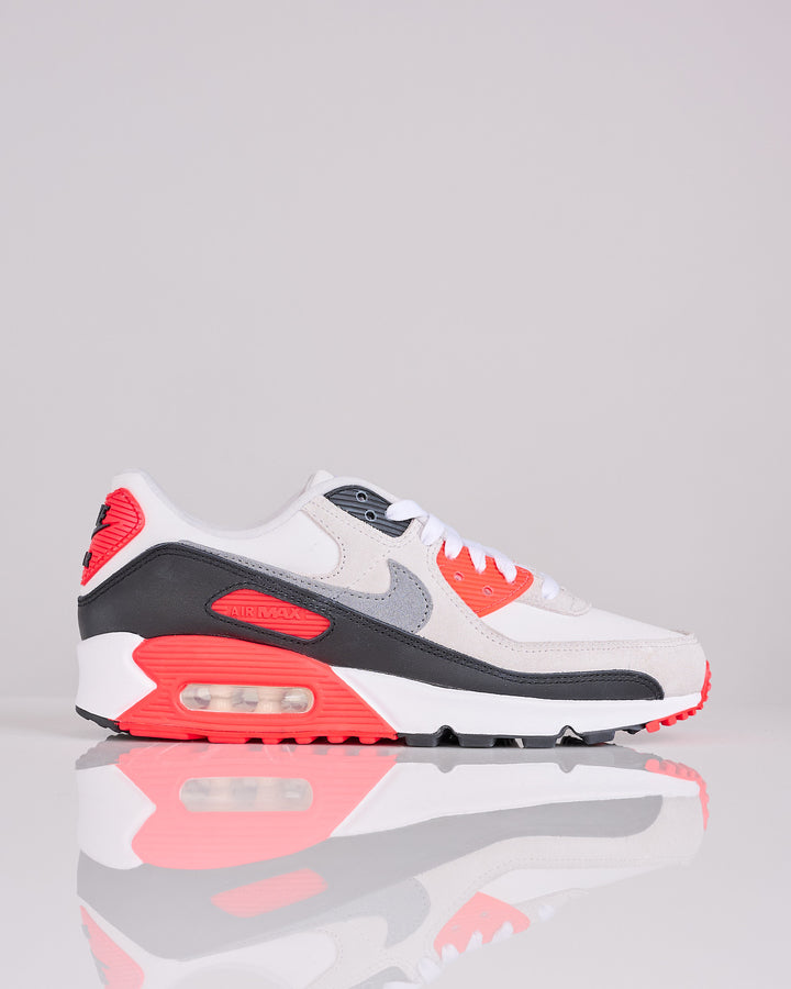 Nike Air Max 90 QS White Particle Grey-Lt Smoke Grey-Black IU1055 100