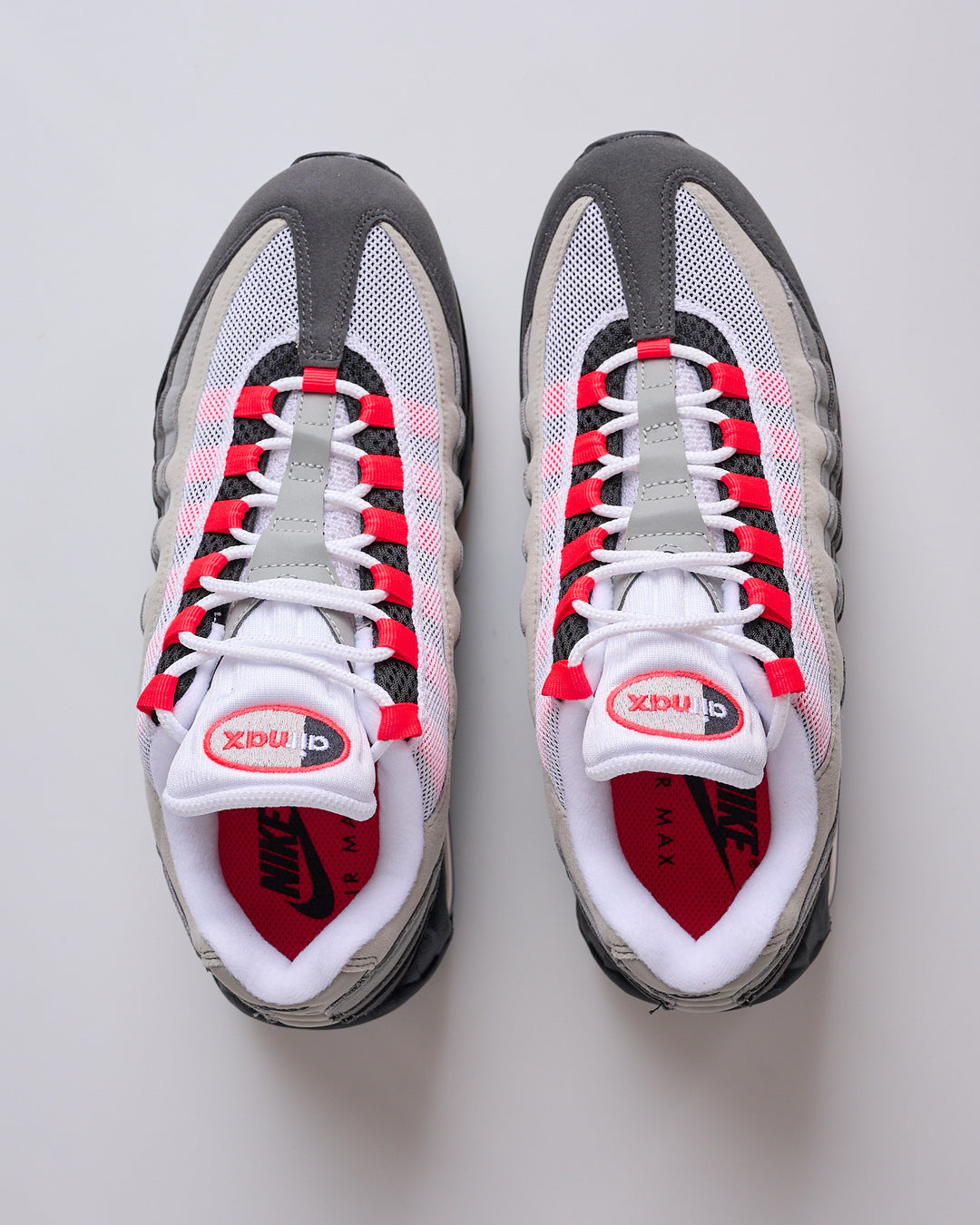 Nike Air Max 95 Big Bubble Black Solar Red-Medium Ash-Dk Pewter  IM7410 001