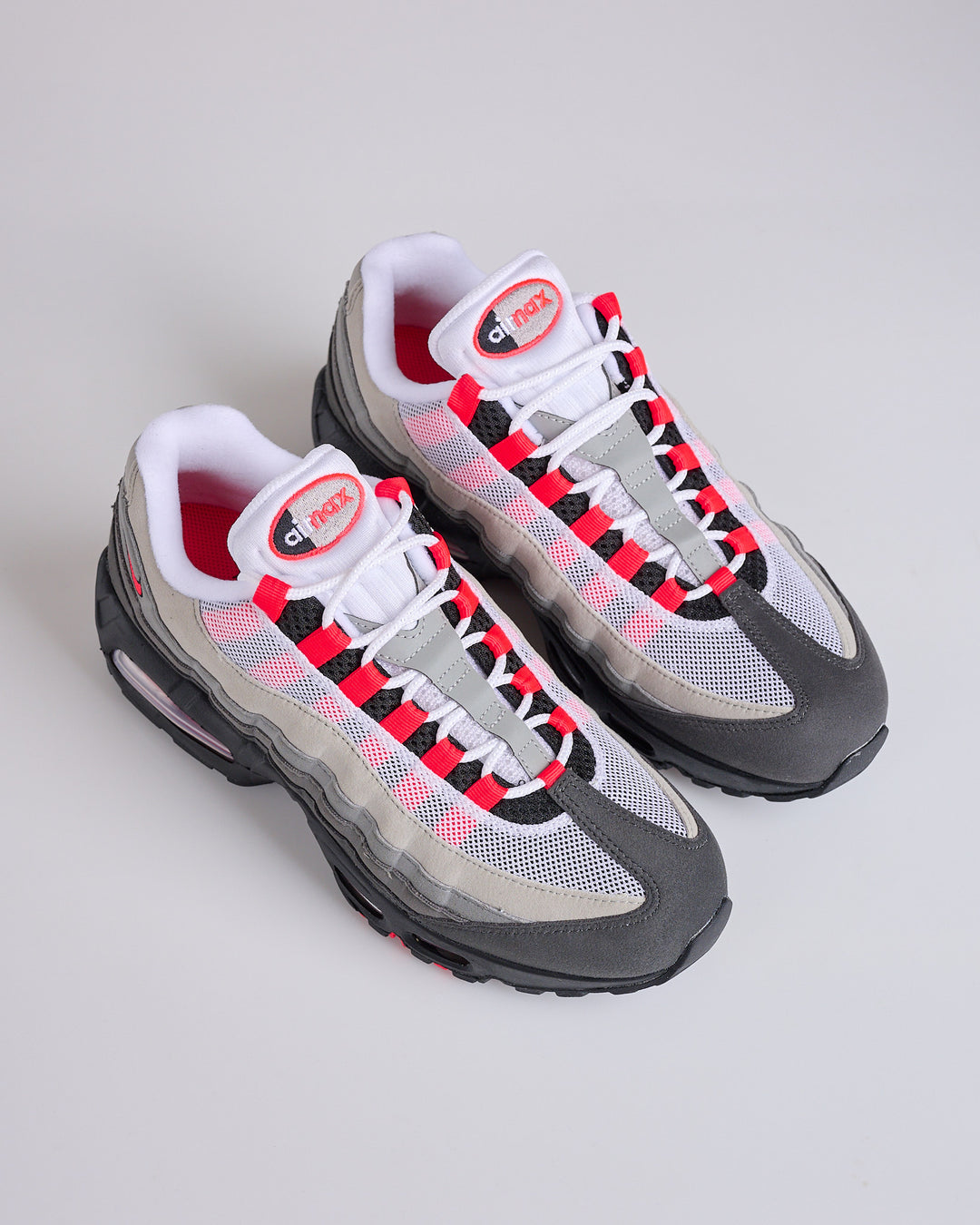Nike Air Max 95 Big Bubble Black Solar Red-Medium Ash-Dk Pewter  IM7410 001
