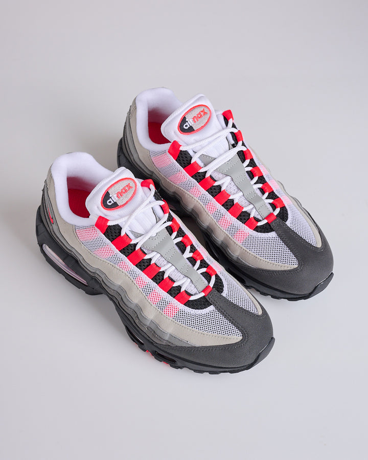 Nike Air Max 95 Big Bubble Black Solar Red-Medium Ash-Dk Pewter  IM7410 001