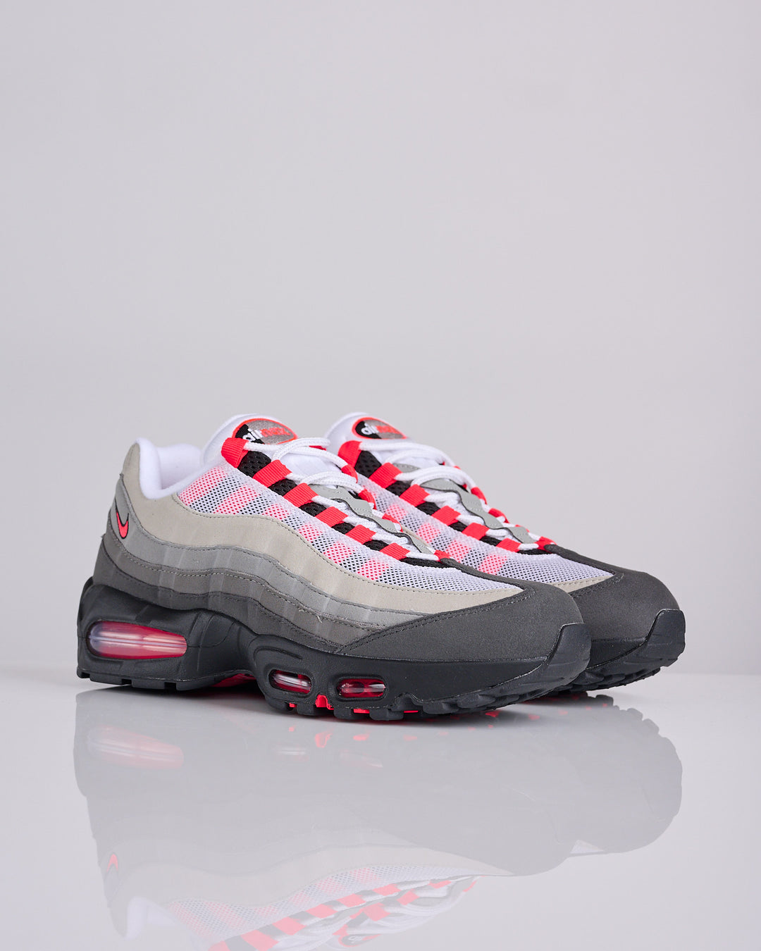 Nike Air Max 95 Big Bubble Black Solar Red-Medium Ash-Dk Pewter  IM7410 001