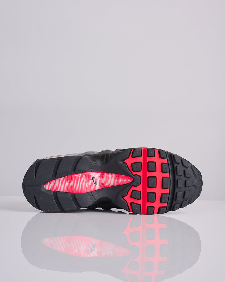 Nike Air Max 95 Big Bubble Black Solar Red-Medium Ash-Dk Pewter  IM7410 001