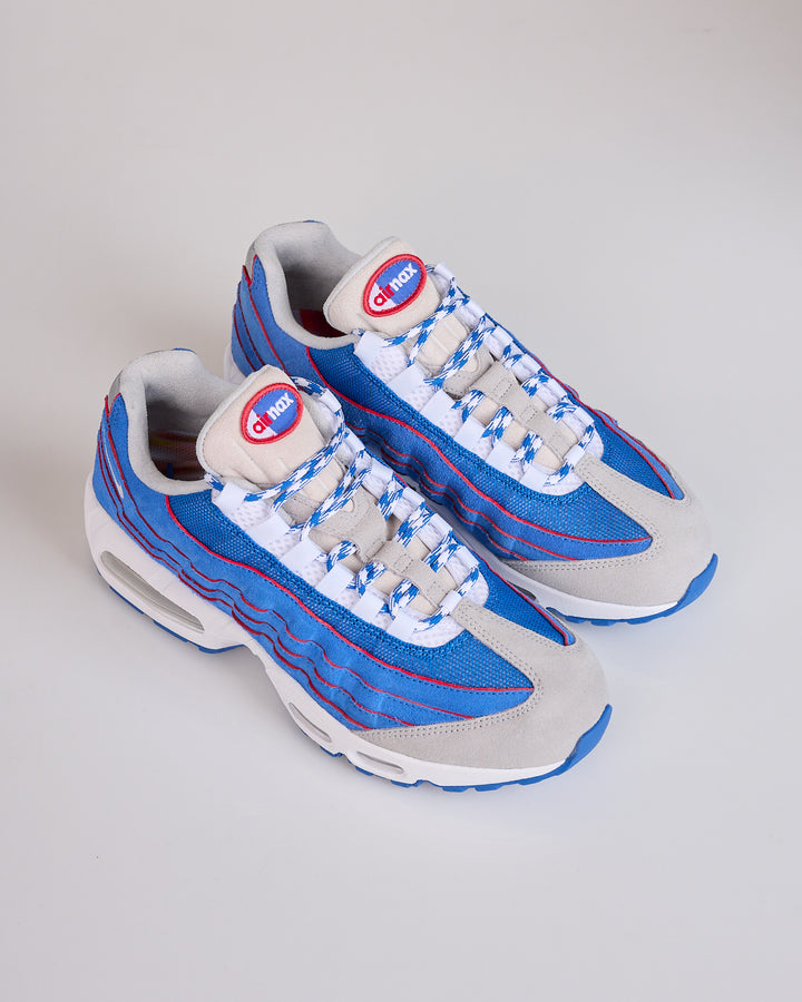 Nike Air Max 95 Big Bubble Blue Sapphire Metallic Silver-White IR1944 400