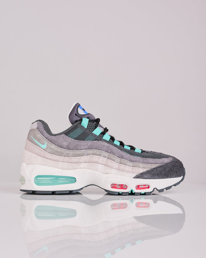 Nike Air Max 95 Big Bubble Prm Hyper Turq Volt-Solar Red IU2636-300