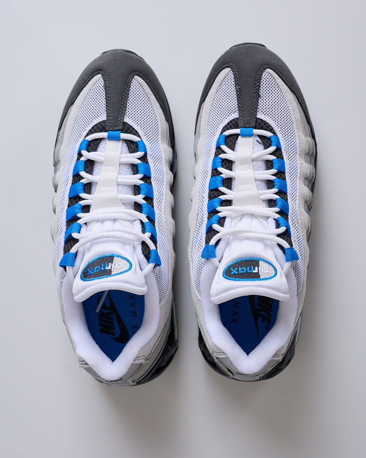 Nike Air Max 95 Big Bubble White Blue Spark-Neutral Grey IM7410 100