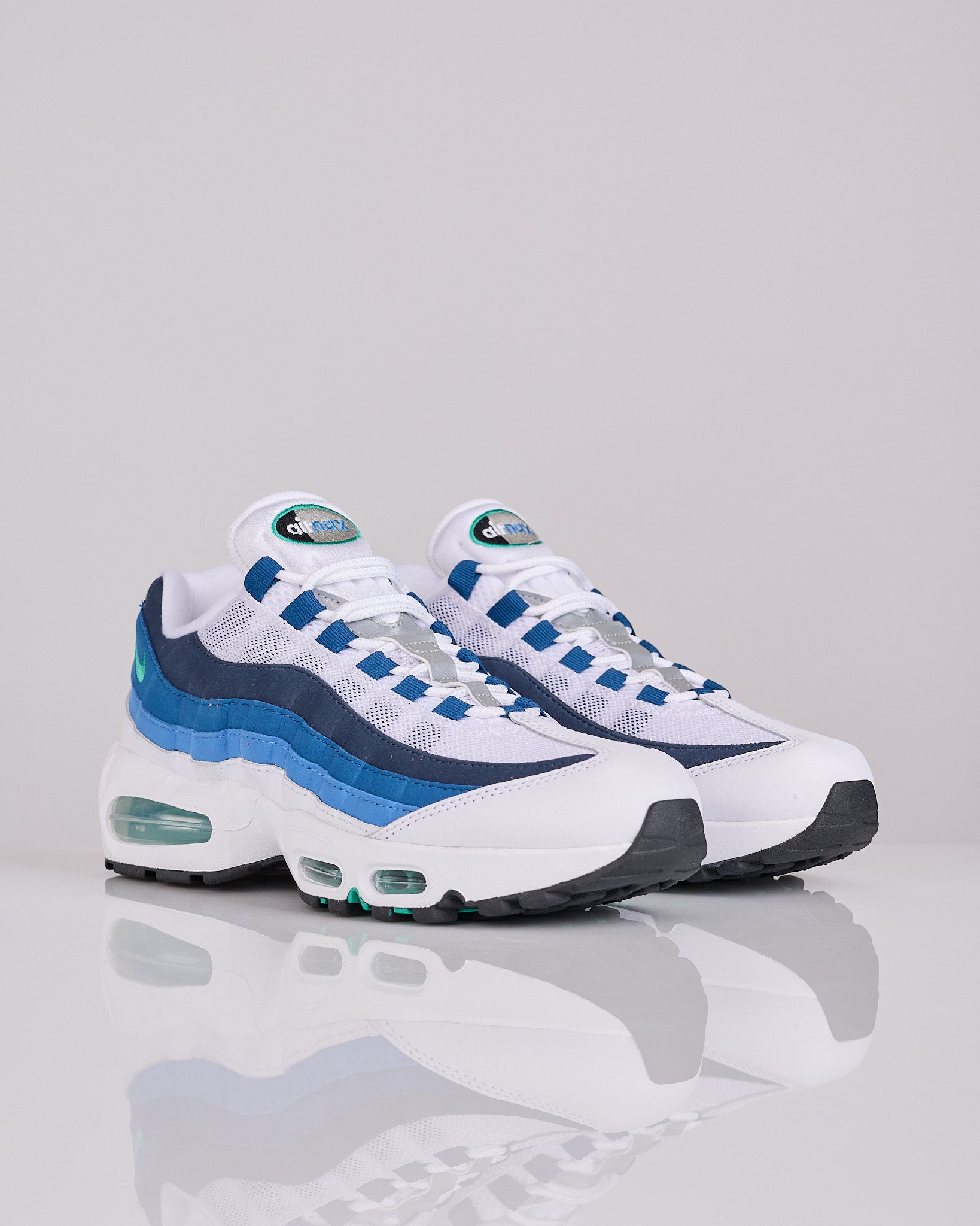 Nike Air Max 95 OG White Emerald Green-Lake Blue IH7855 100 – LESS 17