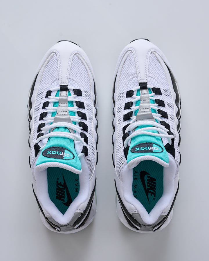 Nike Air Max 95 OG White/Hyper Jade-Black-Metallic Silver