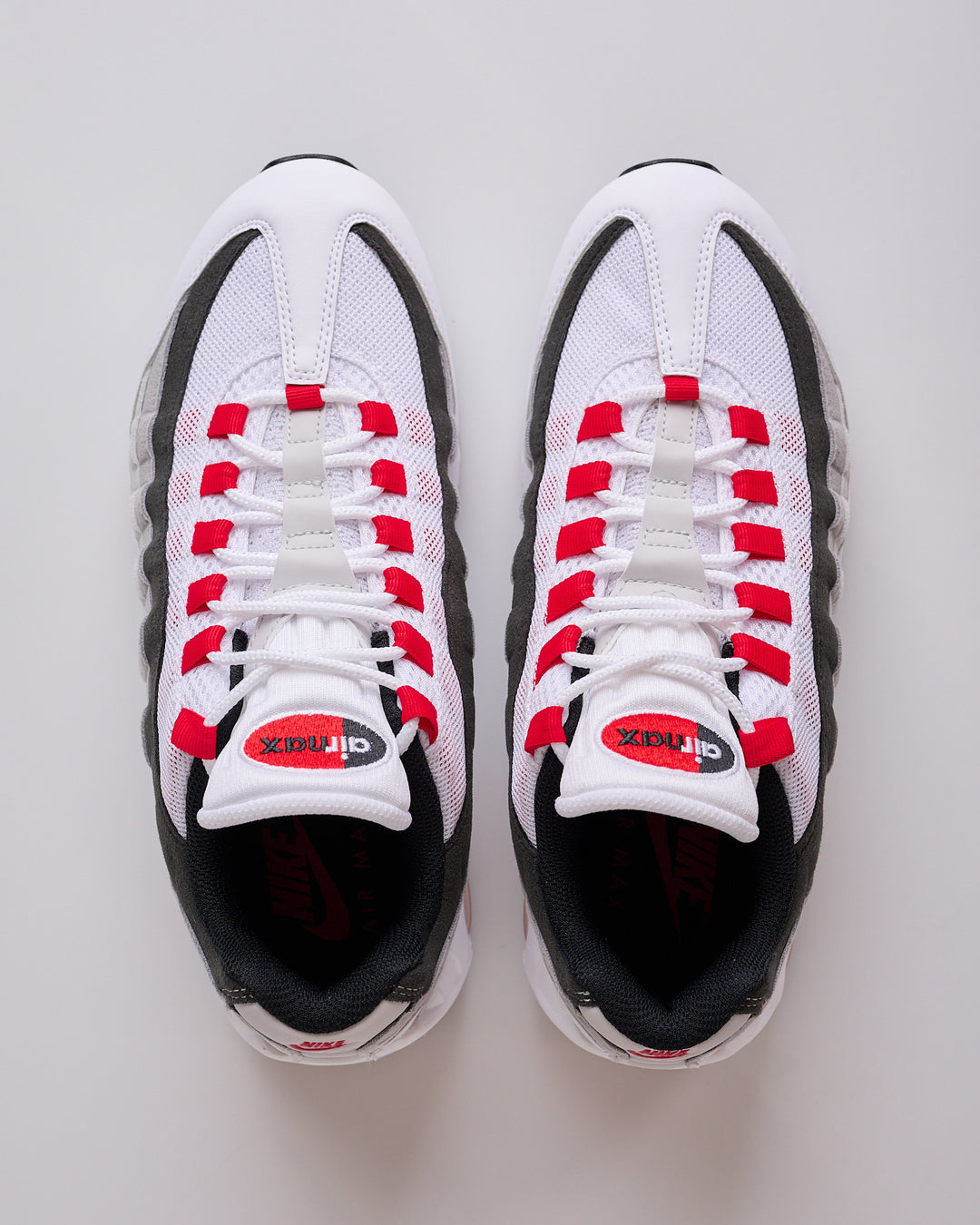 Nike Air Max 95 Premium White Comet Red-Neutral Grey-Medium Grey IB7862 100