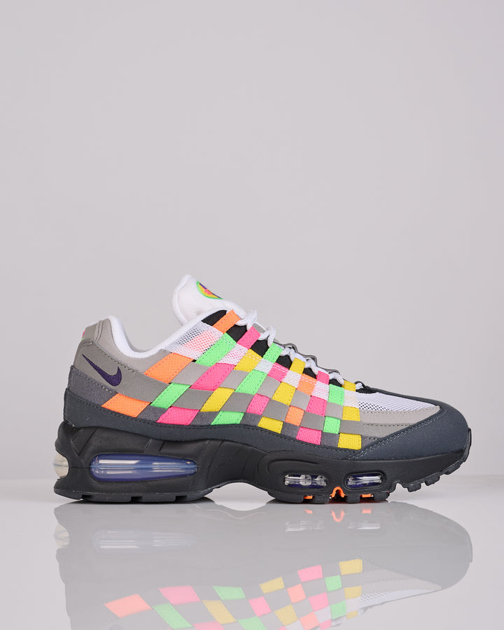 Nike Air Max 95 Big Bubble Woven White/Purple Dynasty-Pearl Grey