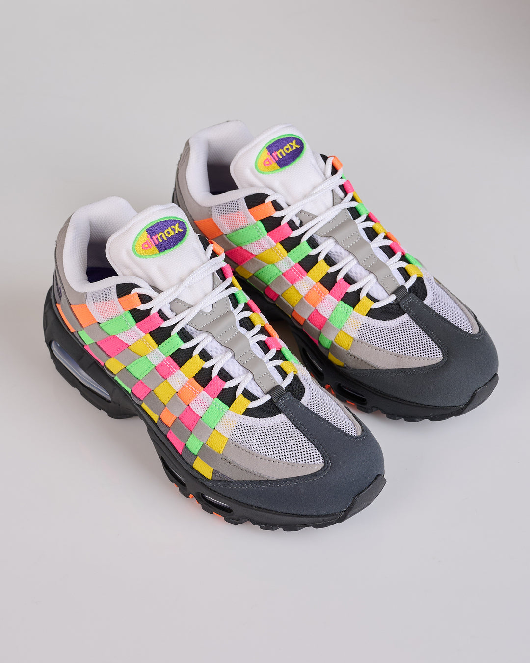 Nike Air Max 95 Big Bubble Woven White/Purple Dynasty-Pearl Grey