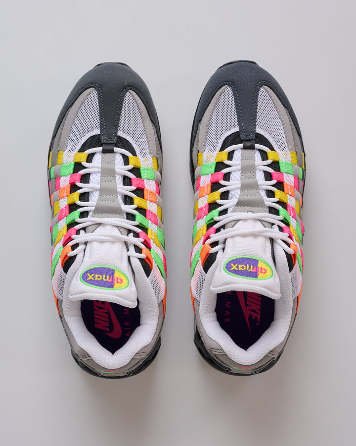 Nike Air Max 95 Big Bubble Woven White/Purple Dynasty-Pearl Grey