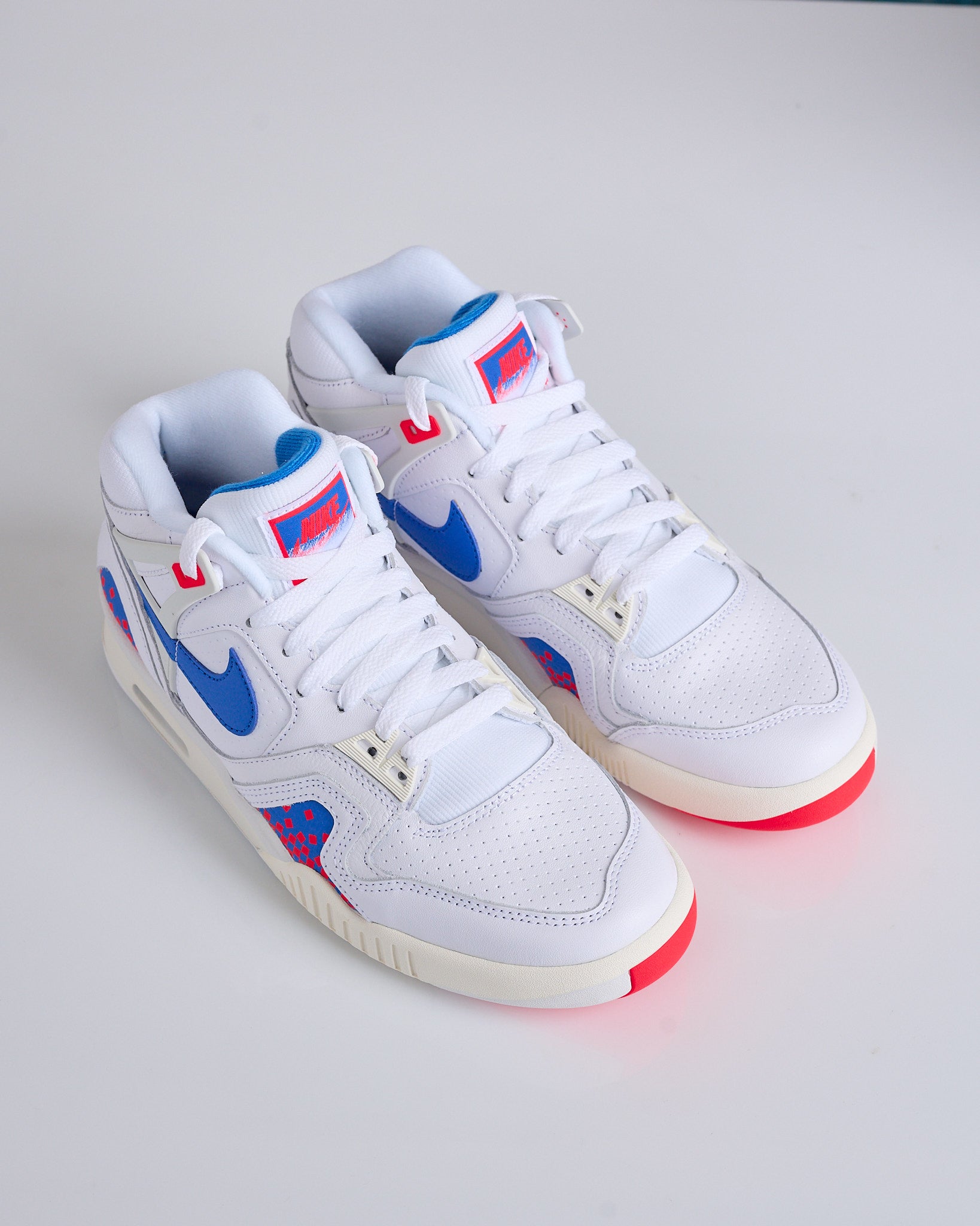 Nike Air Tech Challenge 2 White Royal Blue-Laser Crimson