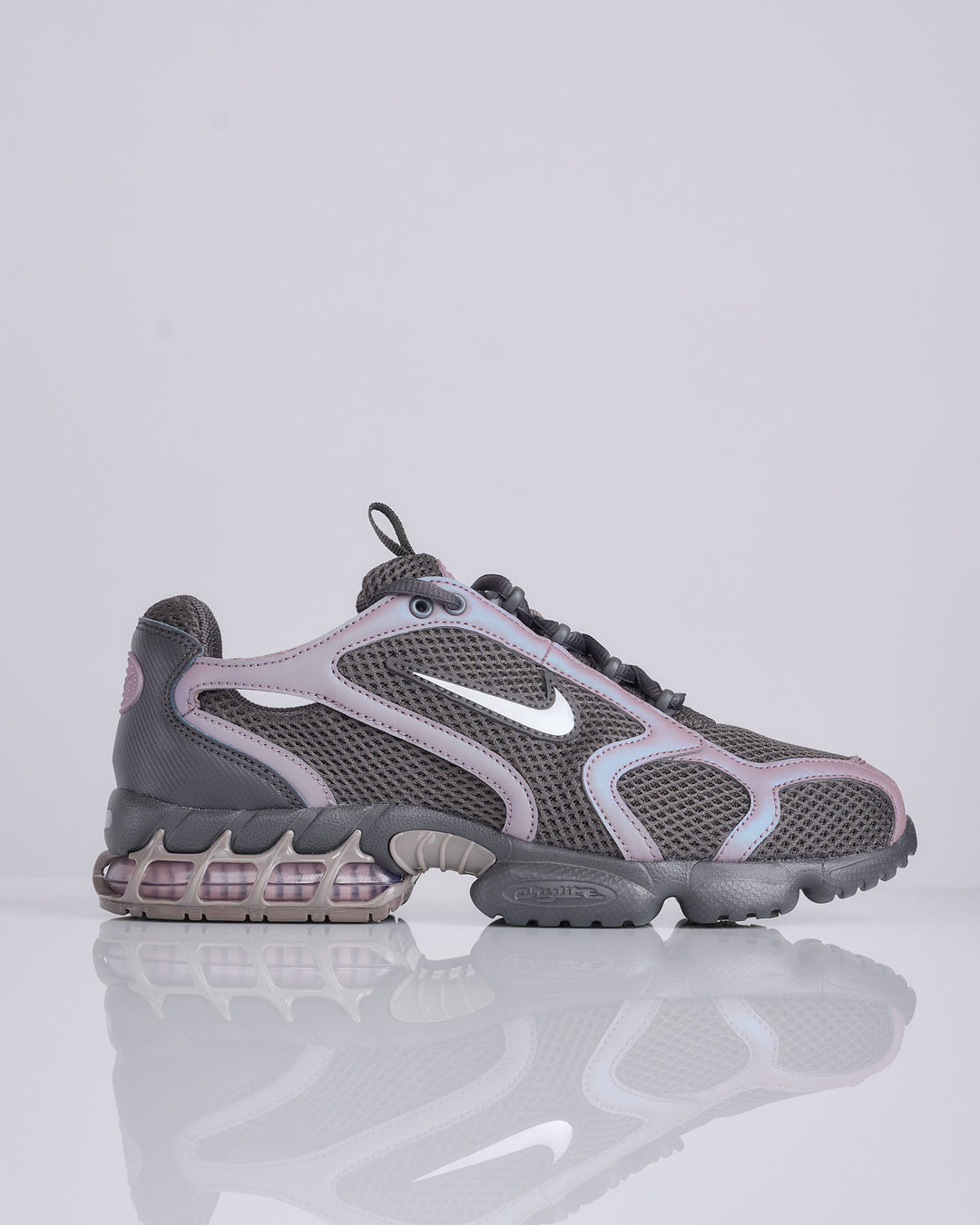 Nike Air Zoom Spiridon Cage Medium Ash Metallic Silver-Taupe