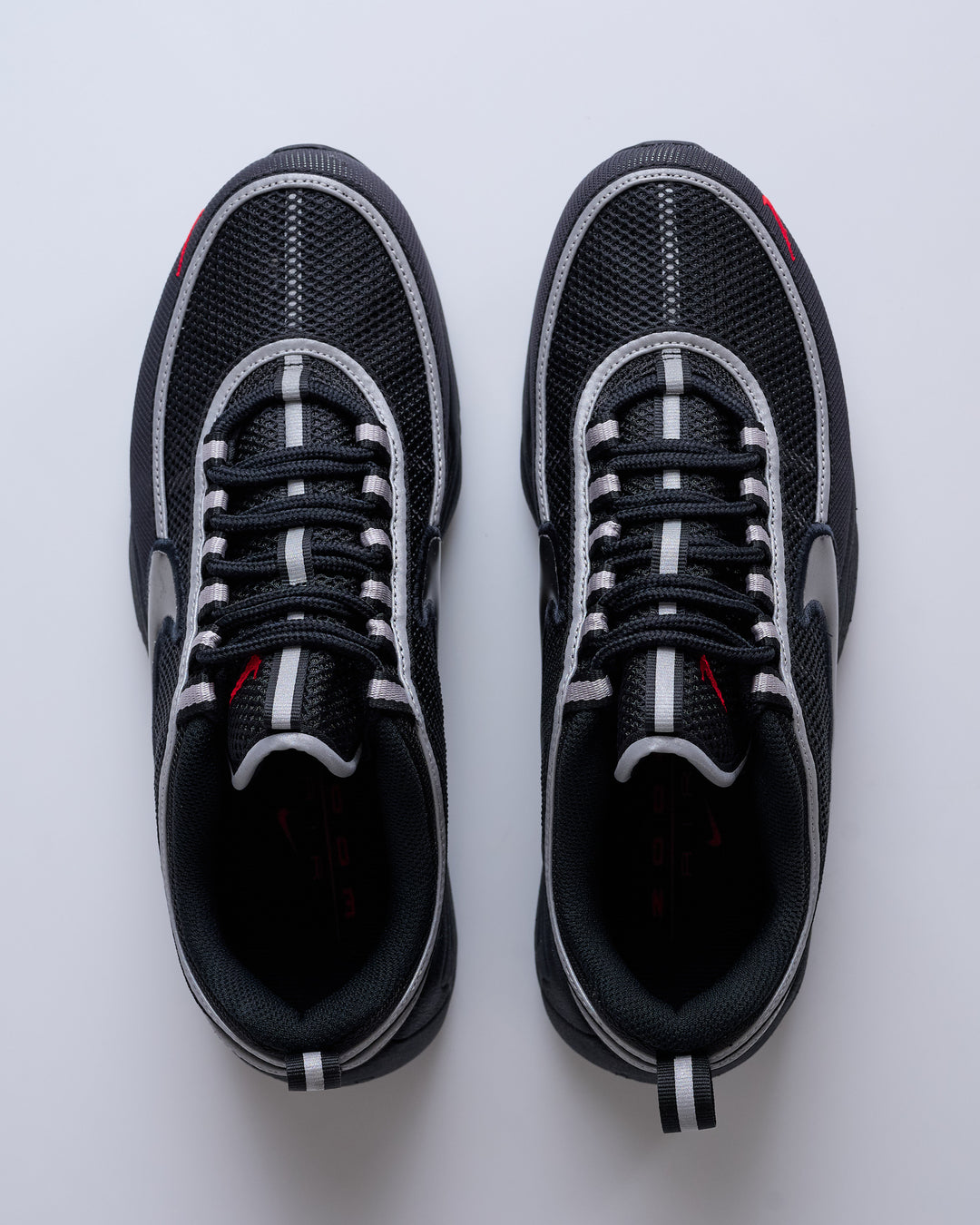 Nike Air Zoom Spiridon SP Black Black-Metallic Silver-Sport Red HF9117-002