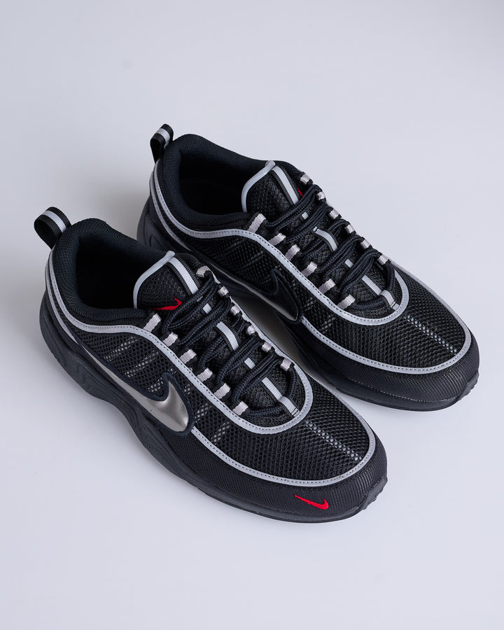 Nike Air Zoom Spiridon SP Black Black-Metallic Silver-Sport Red HF9117-002