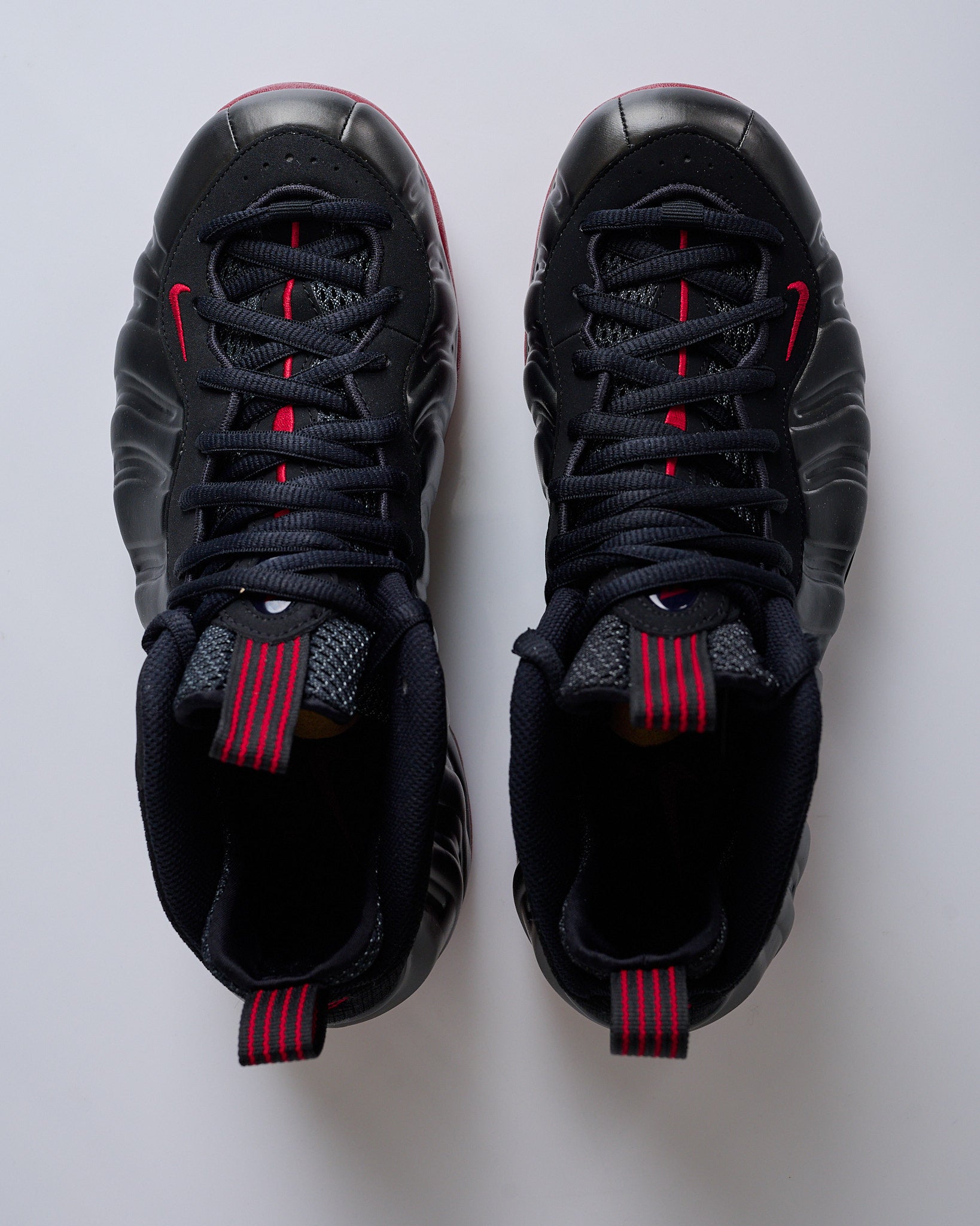 red bottom foamposites