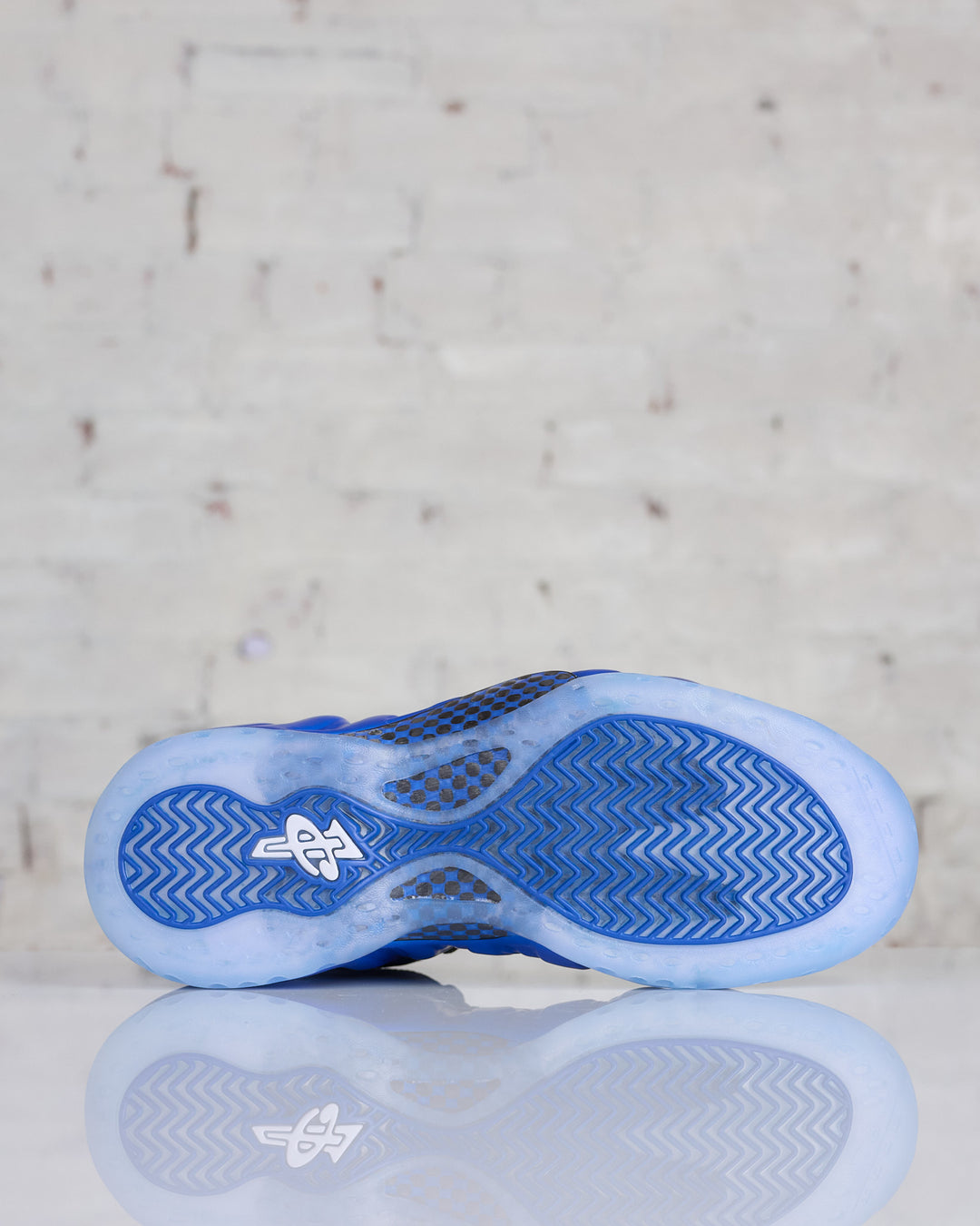 Nike Men's Air Foamposite One Dk Neon Royal White-Black-Clear