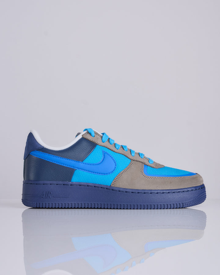 Nike Men's Air Force 1 Low SP Soft Grey Varsity Royal-Harbor Blue HF5516 001