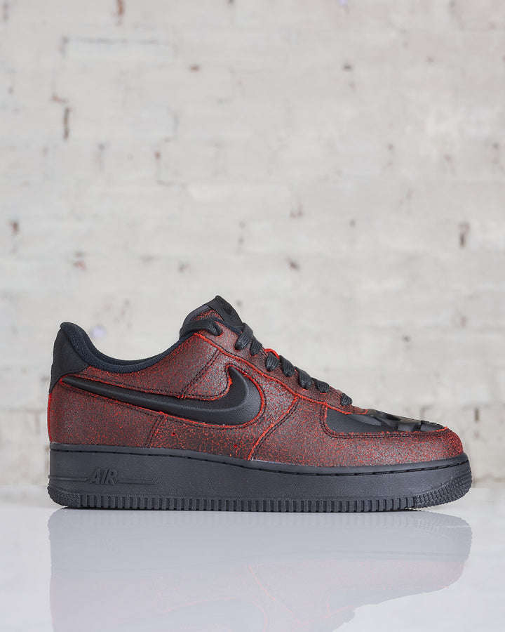 Nike Men's Air Force 1 Retro Black Black-Crimson HV2016 001