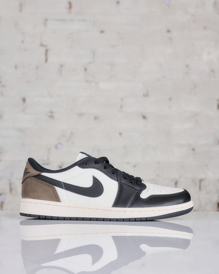 Nike Men's Air Jordan 1 Low OG "Mocha" Sail Black-Dark Mocha