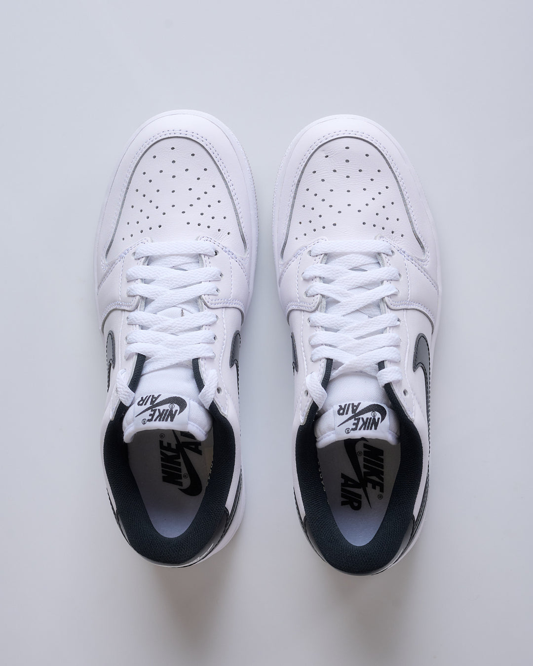 Nike Men's Air Jordan 1 Low '85 White Black-Neutral Grey