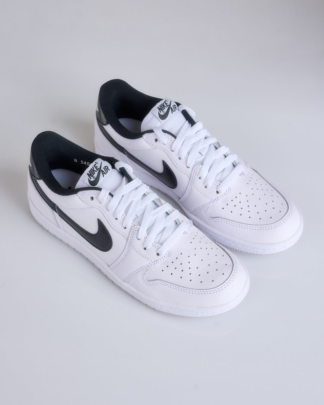 Nike Men's Air Jordan 1 Low '85 White Black-Neutral Grey