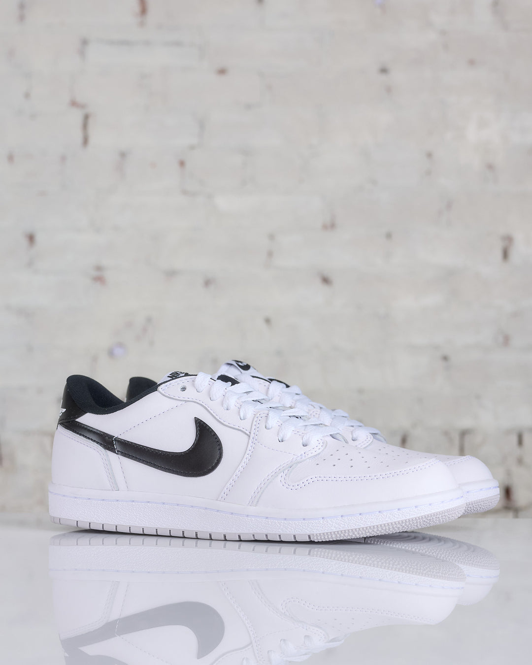 Nike Men's Air Jordan 1 Low '85 White Black-Neutral Grey