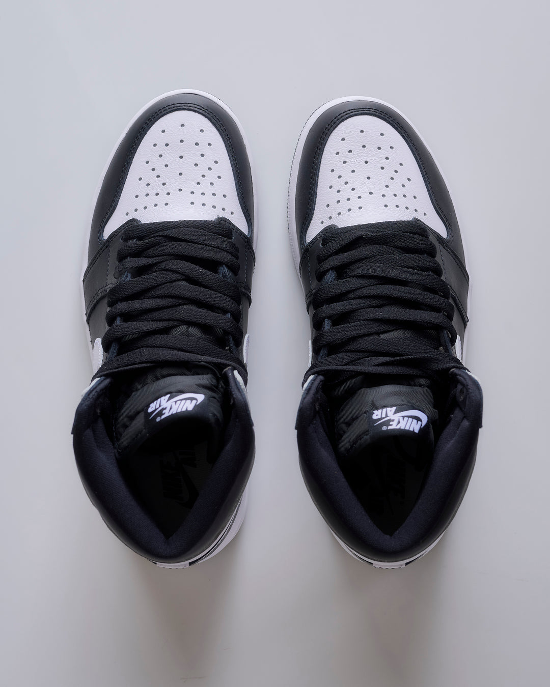 Nike Men's Air Jordan 1 Retro High OG Black White-White