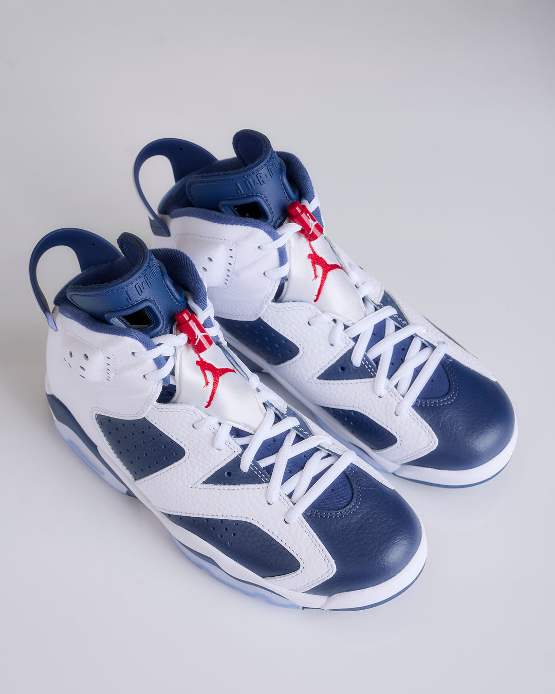 Nike Men's Air Jordan 6 Retro "Olympic" White Varsity Red-Midnight Navy