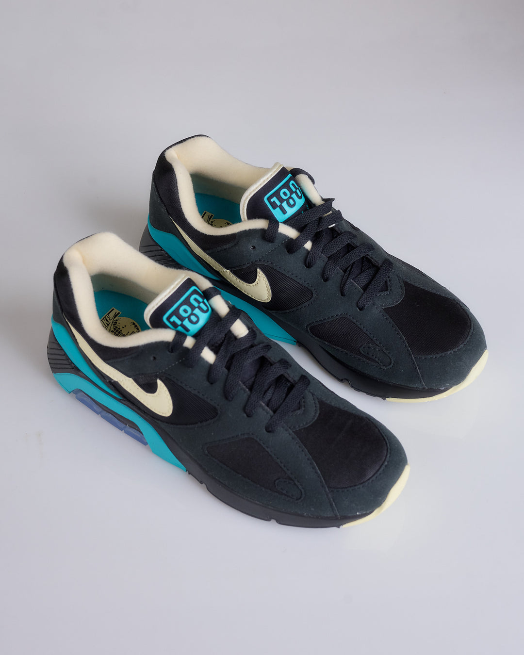 Nike Men's Air Max 180 Black Alabaster-Dusty Cactus