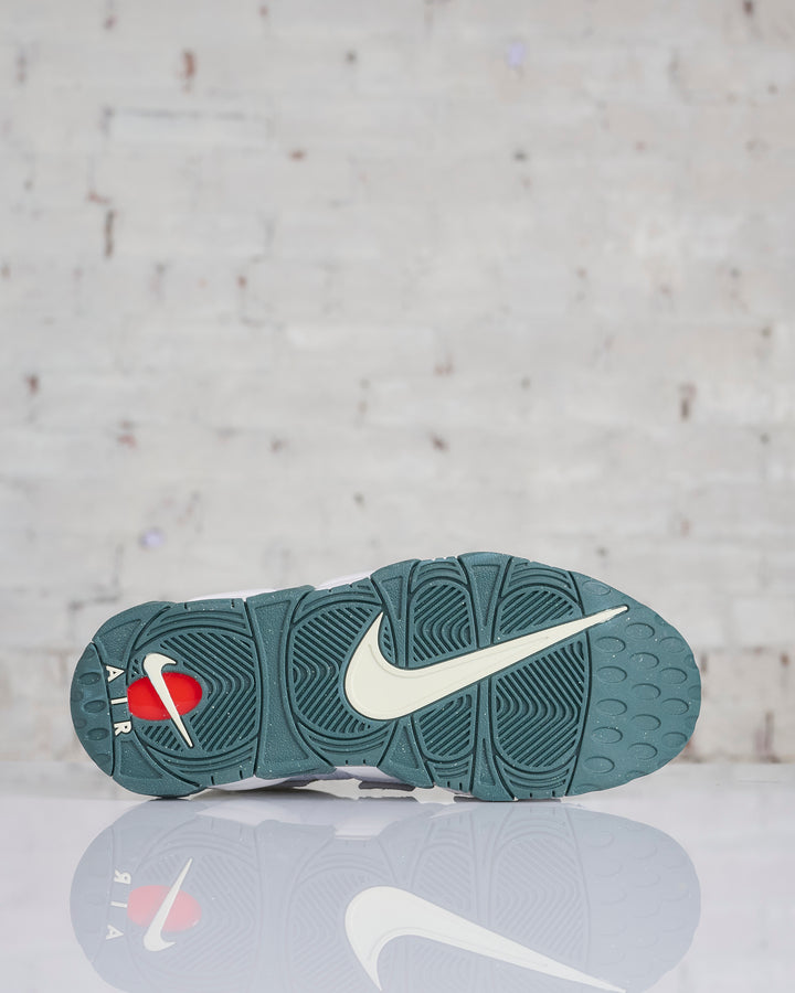 Nike Men's Air More Uptempo '96 White Sea Glass-Vintage Green