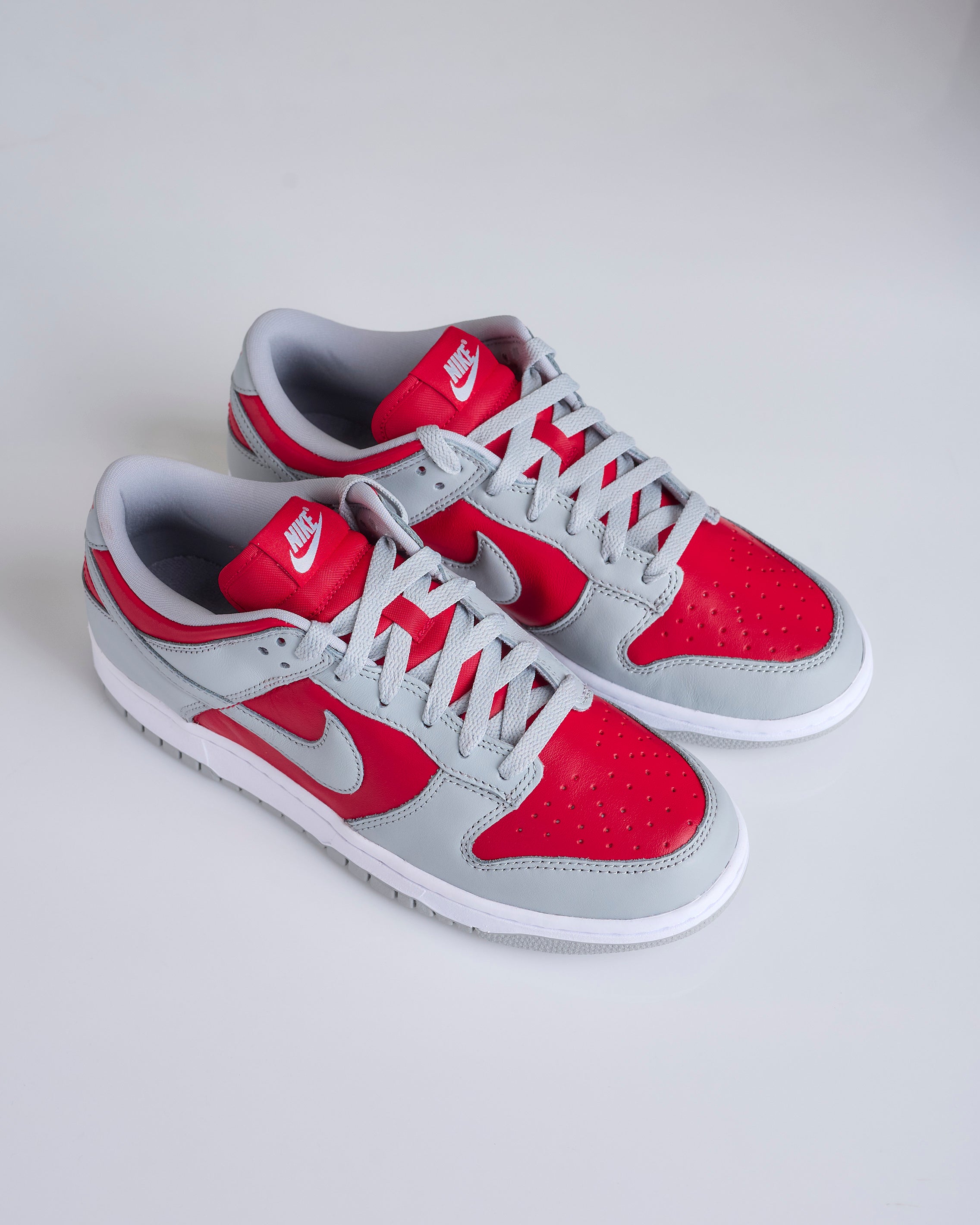 Nike Men's Dunk Low Varsity Red Silver-White FQ6965 600 – LESS 17