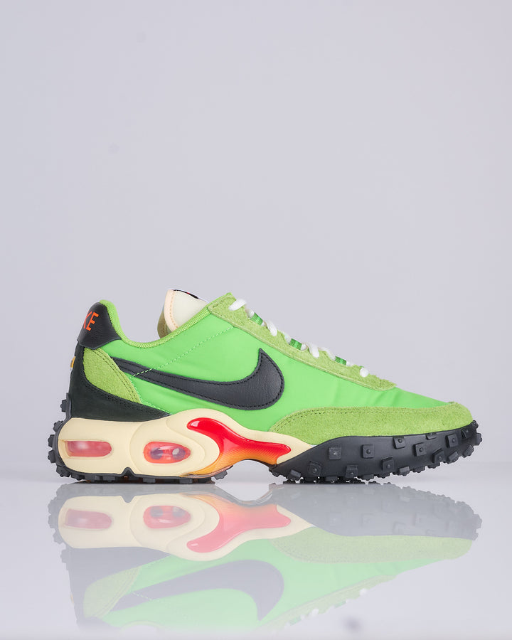 Nike Men's Nike Air Max Waffle SP Action Green Black-Total Orange