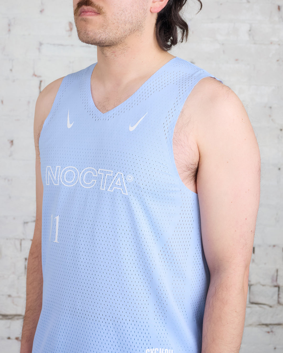 Nike NOCTA Basketball Dri-FIT Jersey Cobalt Bliss/White