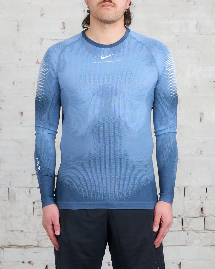 Nike NOCTA Basketball Dri-FIT Long-Sleeve T-Shirt Cobalt Bliss/Dark Obsidian
