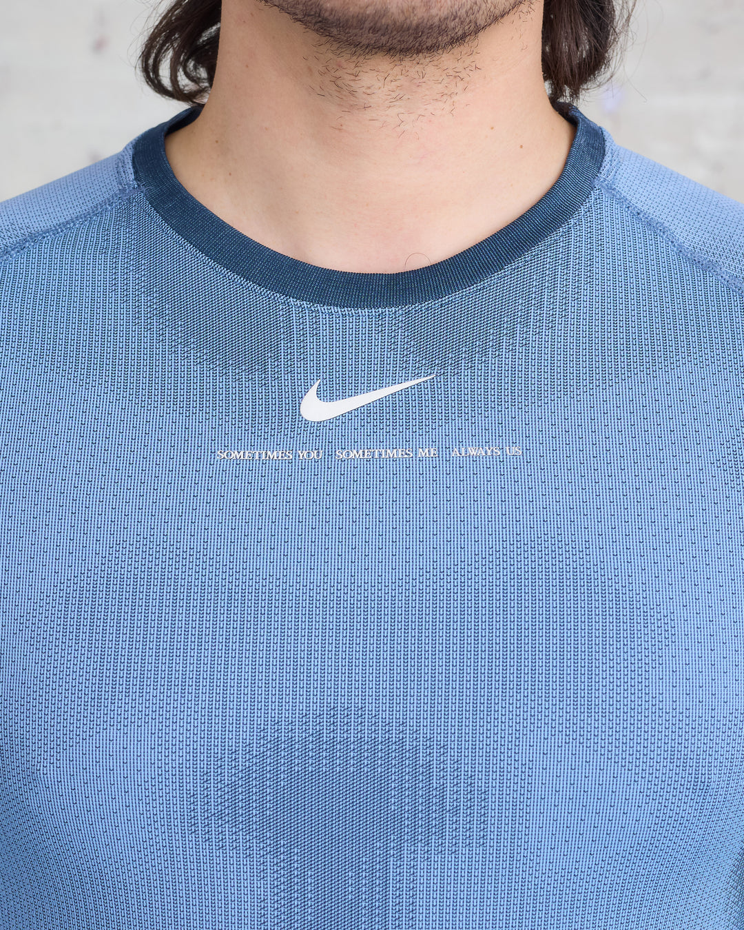 Nike Elite Shirt Women Size Large Long Sleeve Dri-fit Blue Legacy on Sleeve
