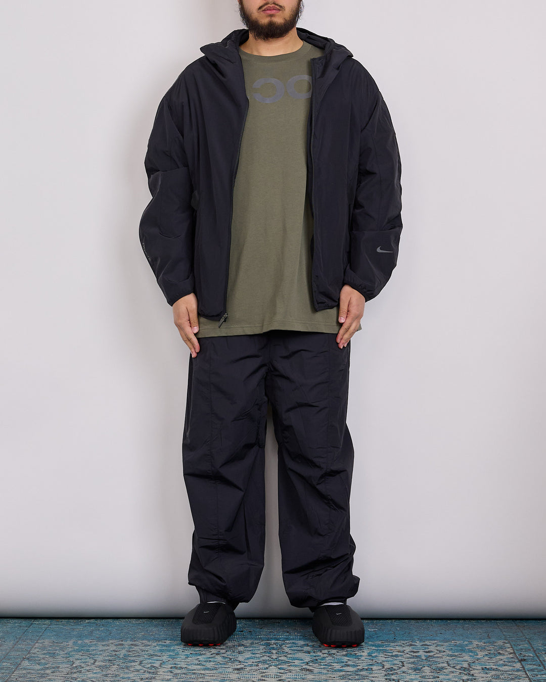 Nike NOCTA Shroud Cut Track Jacket Black Black Refblk IO9015-010