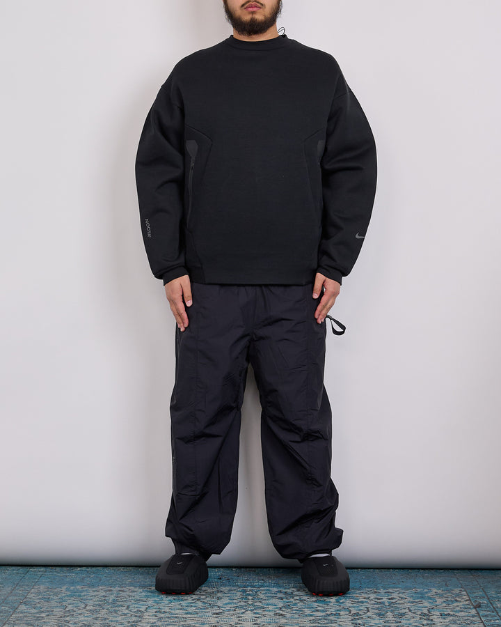 Nike NOCTA Trapeziud-Cut Crew-Neck Pullover Black Refblk IO9014-010