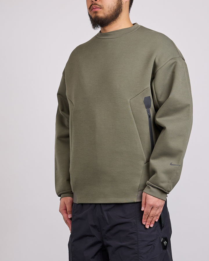 Nike NOCTA Trapeziud-Cut Crew-Neck Pullover Twilight Marsh Refblk IO9014-385