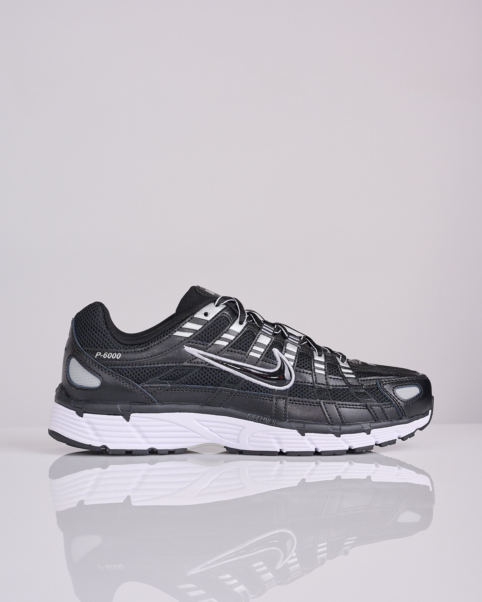 Nike P-6000 Black Black-White-Metallic Silver CD6404 026