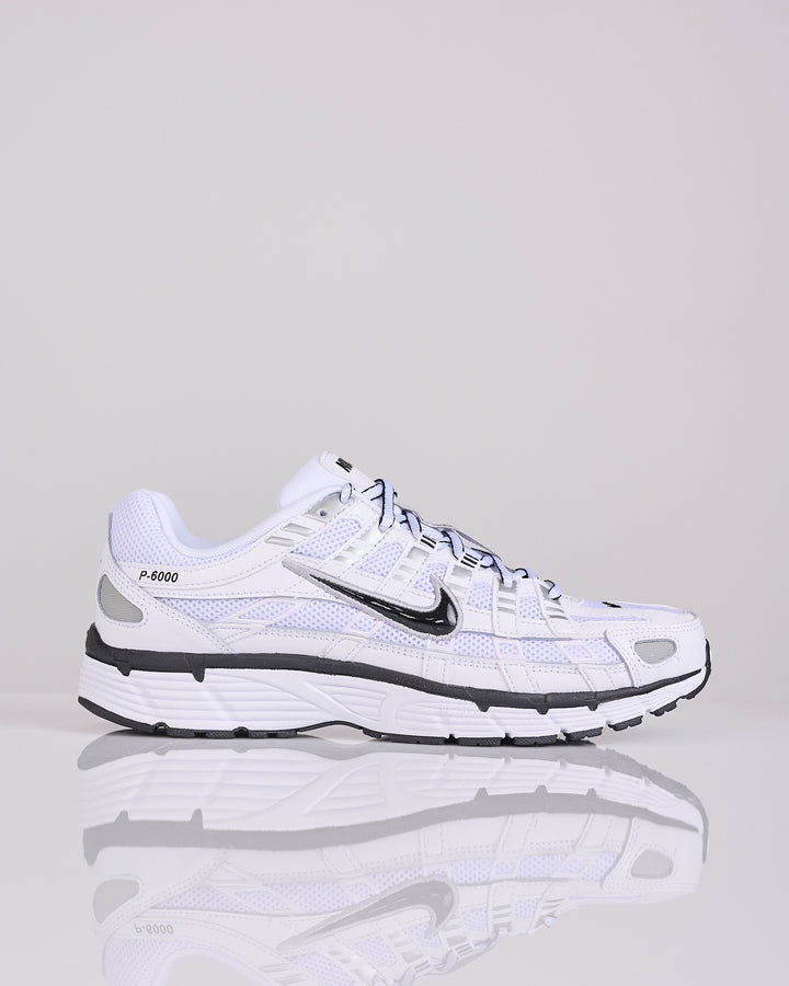 Nike P-6000 White Black-Metallic Silver-Black CD6404-107