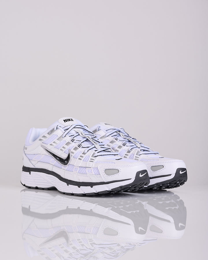 Nike P-6000 White Black-Metallic Silver-Black CD6404-107
