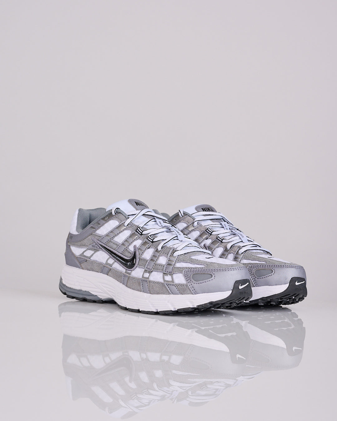 Nike P-6000 White Black-Mtlc Cool Grey-Cool Grey